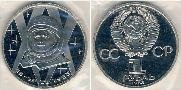 1 Ruble 苏联 (1922 - 1991) 銅/镍 