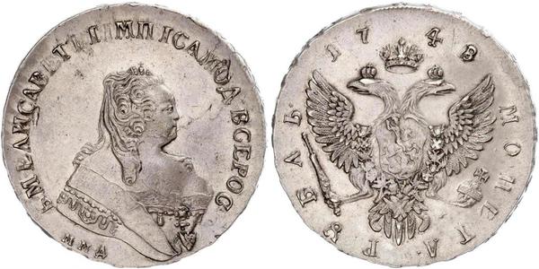 1 Rublo Impero russo (1720-1917) Argento Elisabetta I (1709-1762)