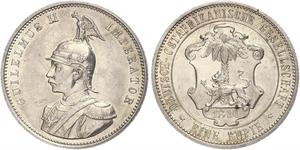 1 Rupee Afrique orientale allemande (1885-1919) Argent 