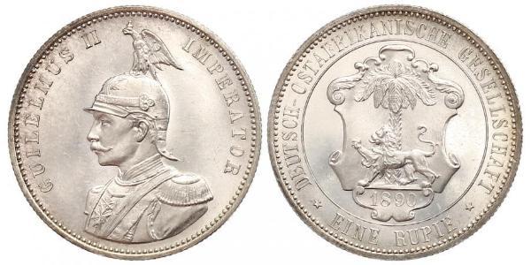 1 Rupee Afrique orientale allemande (1885-1919) Argent 
