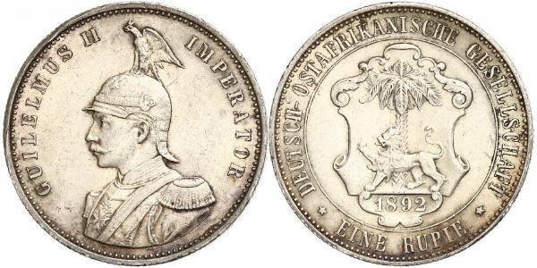 1 Rupee Afrique orientale allemande (1885-1919) Argent 