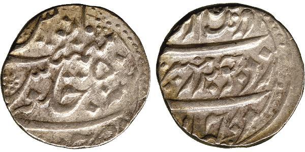 1 Rupee Inde / Compagnie anglaise des Indes orientales (1757-1858) Argent 