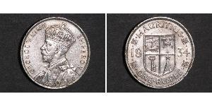 1 Rupee Maurice Argent George V (1865-1936)