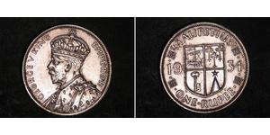 1 Rupee Maurice Argent George V (1865-1936)