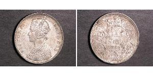 1 Rupee Raj britannique (1858-1947) Argent Victoria (1819 - 1901)