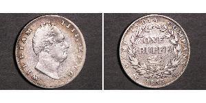 1 Rupee Raj britannique (1858-1947) Argent Guillaume IV (1765-1837)