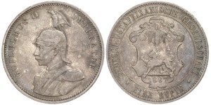 1 Rupee Africa Orientale Tedesca (1885-1919) Argento 