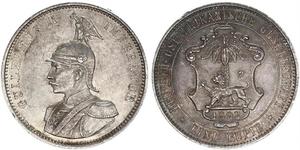 1 Rupee Africa Orientale Tedesca (1885-1919) Argento 