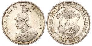1 Rupee Africa Orientale Tedesca (1885-1919) Argento 