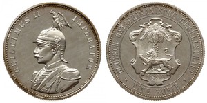 1 Rupee Africa Orientale Tedesca (1885-1919) Argento 