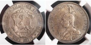 1 Rupee Africa Orientale Tedesca (1885-1919) Argento 