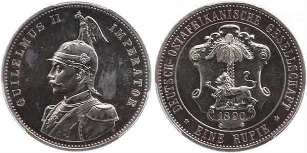 1 Rupee Africa Orientale Tedesca (1885-1919) Argento 