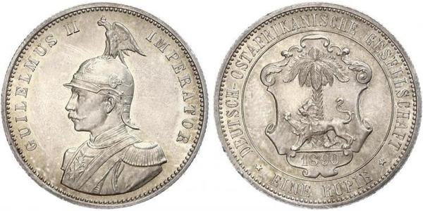 1 Rupee Africa Orientale Tedesca (1885-1919) Argento 