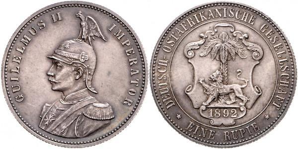 1 Rupee Africa Orientale Tedesca (1885-1919) Argento 
