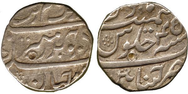 1 Rupee Compagnia Inglese delle Indie Orientali (1757-1858) / India Argento 