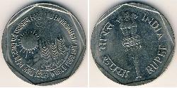 1 Rupee India (1950 - ) Copper/Nickel 