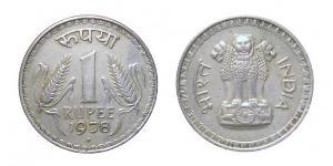 1 Rupee Inde (1950 - ) Cuivre/Nickel 