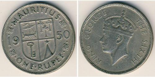 1 Rupee Mauritius Kupfer/Nickel 