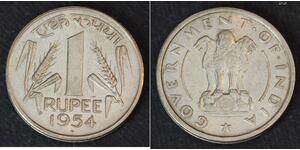 1 Rupee India Nickel 