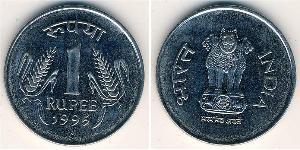 1 Rupee India (1950 - ) Níquel/Cobre 