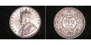 1 Rupee Raj Británico (1858-1947) Plata Jorge V (1865-1936)