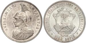 1 Rupee África Oriental Alemana (1885-1919) Plata 