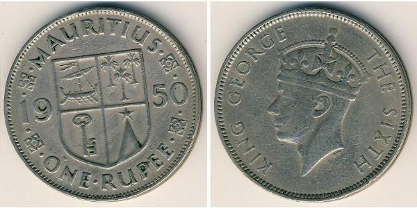1 Rupee Mauritius Rame/Nichel 