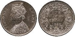 1 Rupee Britisch-Indien (1858-1947) Silber Victoria (1819 - 1901)