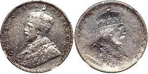 1 Rupee Britisch-Indien (1858-1947) Silber George V (1865-1936)