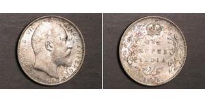 1 Rupee Britisch-Indien (1858-1947) Silber Eduard VII (1841-1910)