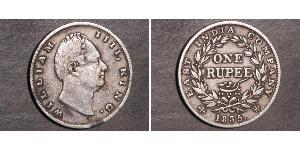 1 Rupee Britisch-Indien (1858-1947) Silber Wilhelm IV (1765-1837)