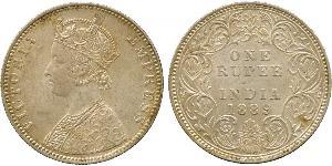 1 Rupee Britisch-Indien (1858-1947) Silber Victoria (1819 - 1901)