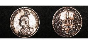 1 Rupee Deutsch-Ostafrika (1885-1919) Silber Wilhelm II, German Emperor (1859-1941)