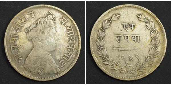 1 Rupee Indien Silber 