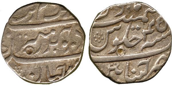 1 Rupee Indien / Britische Ostindien-Kompanie (1757-1858) Silber 