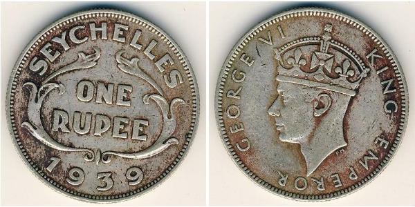 1 Rupee Seychellen Silber 