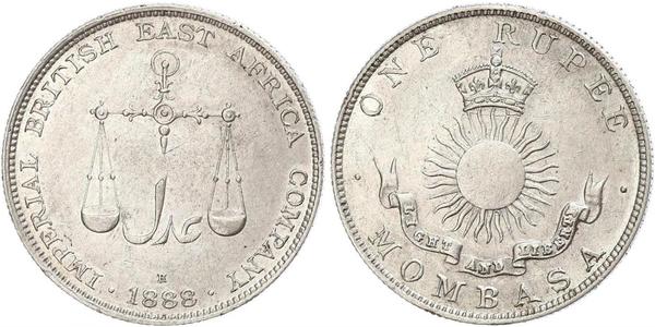 1 Rupee British Empire (1497 - 1949) Silver 