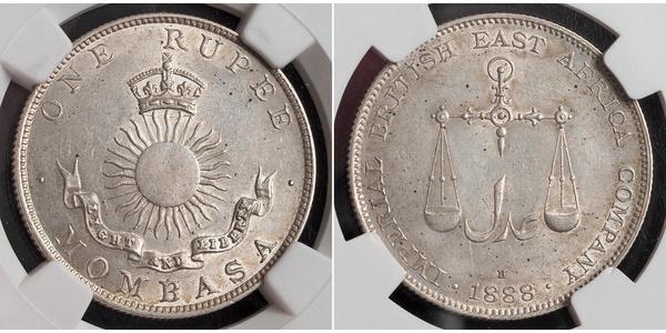1 Rupee British Empire (1497 - 1949) Silver 