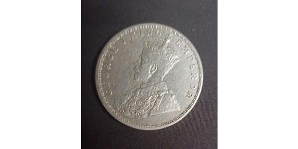 1 Rupee British Raj (1858-1947) Silver George V of the United Kingdom (1865-1936)