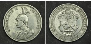 1 Rupee German East Africa (1885-1919) Silver 