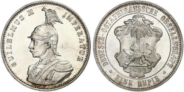 1 Rupee German East Africa (1885-1919) Silver 