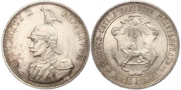 1 Rupee German East Africa (1885-1919) Silver 