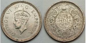 1 Rupee British Raj (1858-1947)  