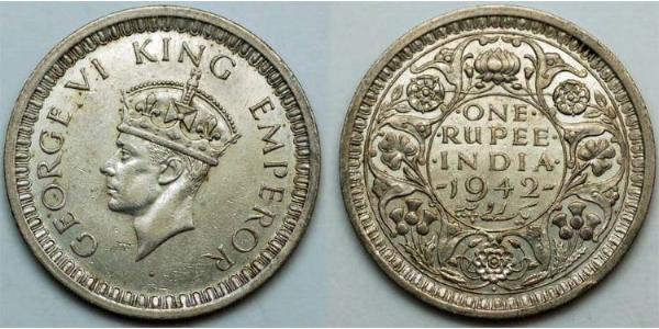 1 Rupee Raj britannique (1858-1947)  