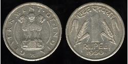 1 Rupee 印度  