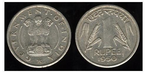 1 Rupee 印度  