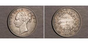 1 Rupee 印度 銀 维多利亚 (英国君主)