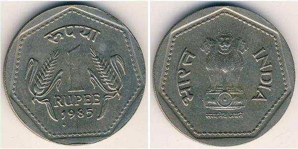 1 Rupee 印度 銅/镍 