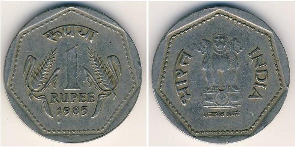 1 Rupee 印度 銅/镍 