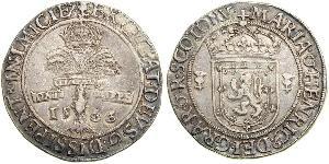 1 Ryal Reino de Escocia (843-1707) Plata Mary I of Scots (1542-1587)